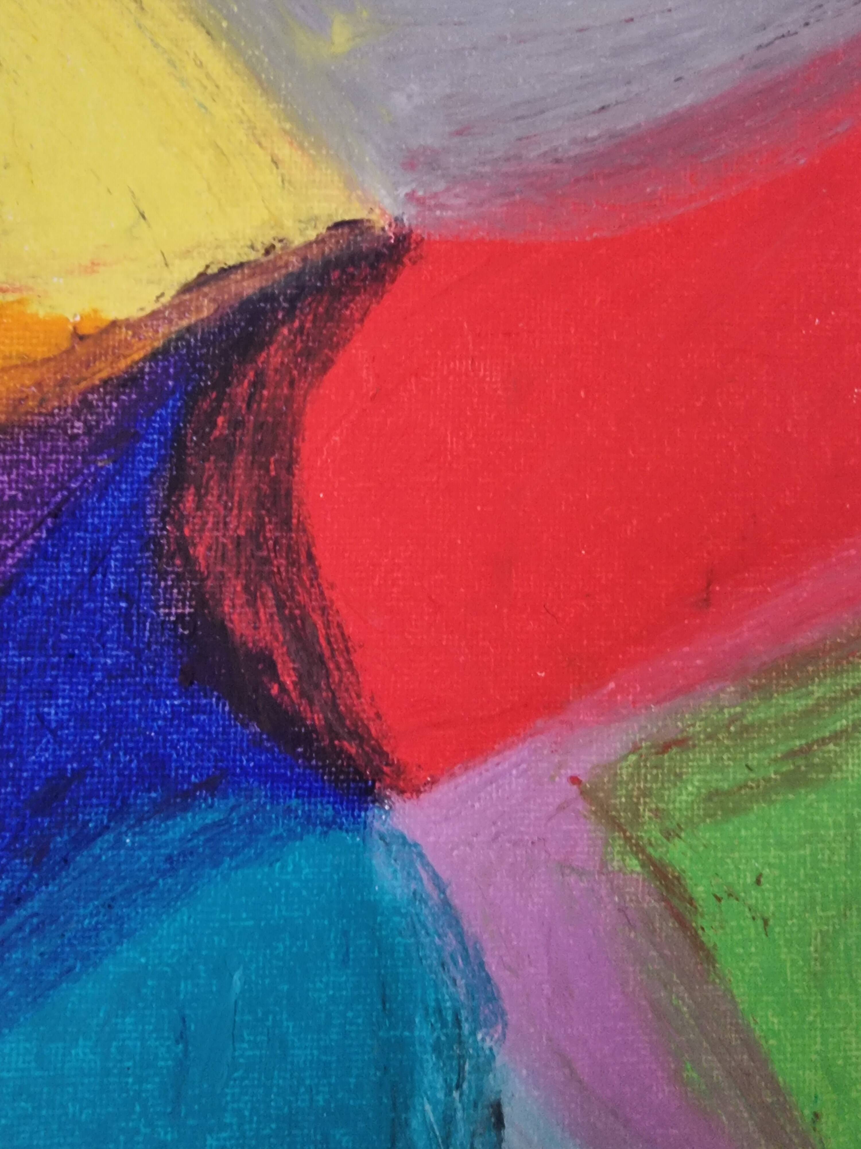 Pastel oil painting