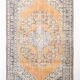 7x10 Vintage Geometric Style Traditional Orientel Carpet, 200x298 Cm