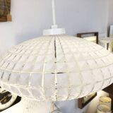 Faceted opaline pendant, circa 1960