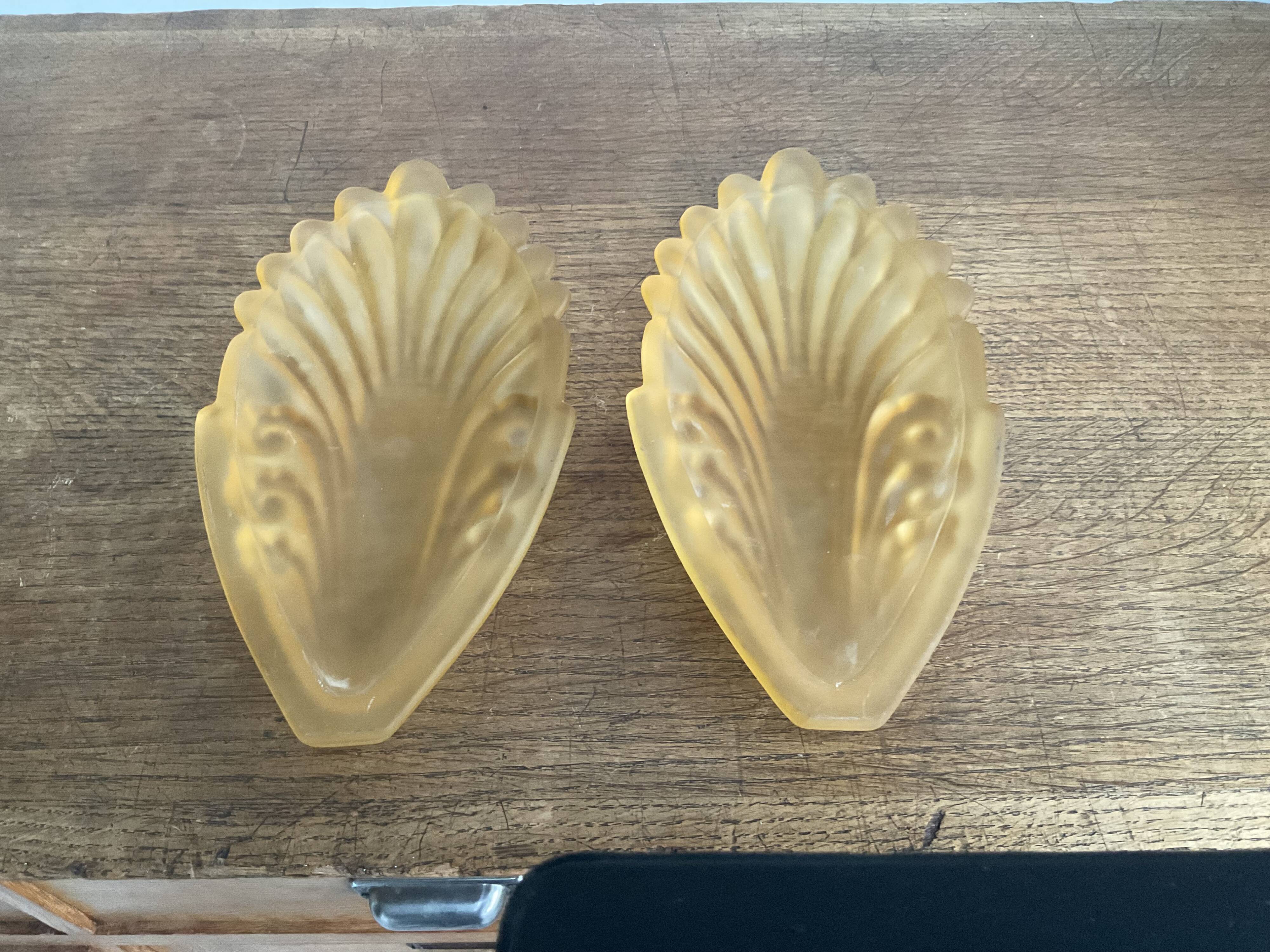 Pair of Art Deco wall sconces