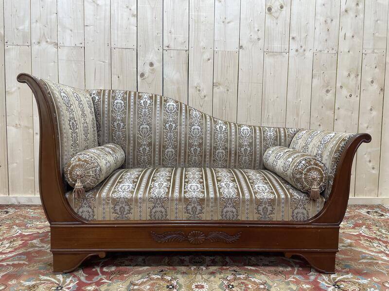 Banquette - Méridienne de style Restauration "Récamier"