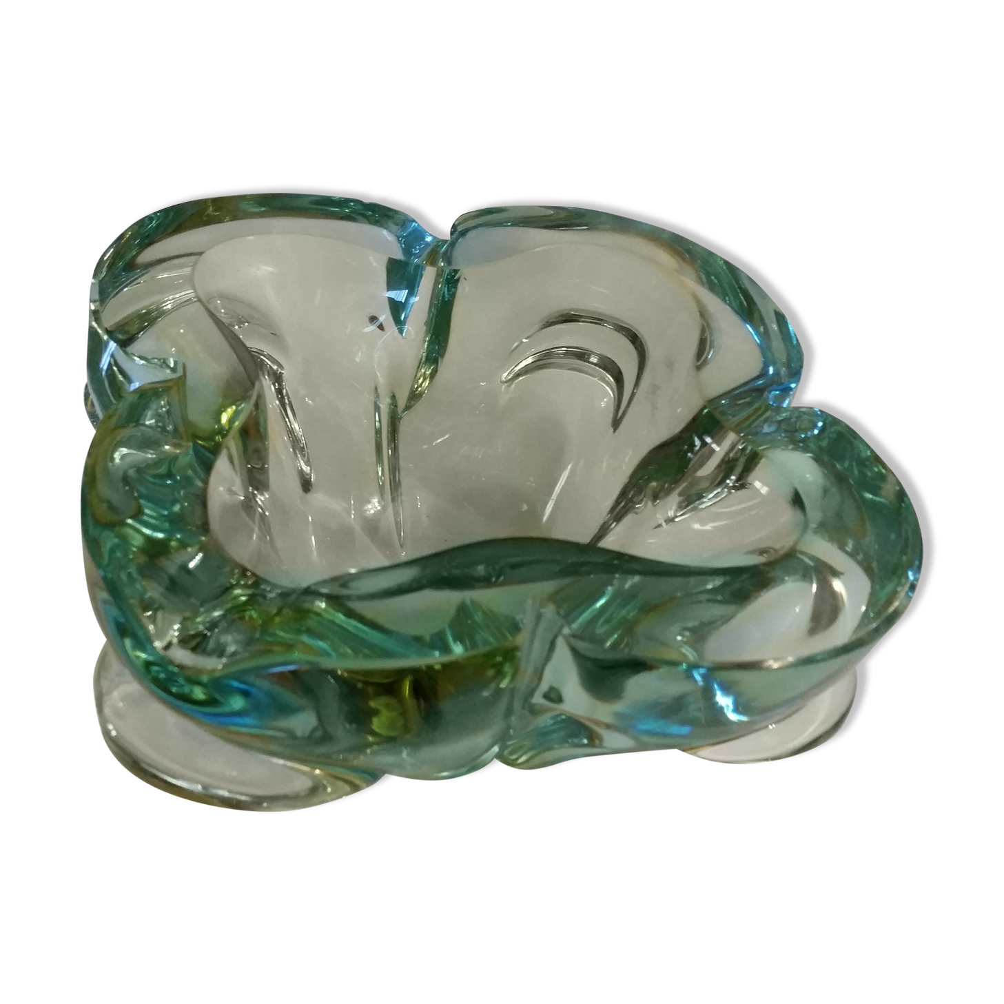 Murano crystal ashtray