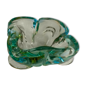 Cendrier  cristal de - murano