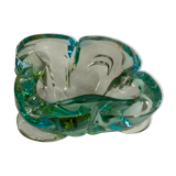 Ashtray crystal of murano