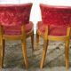 Paire de chaises en bois des années 50