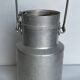 Old aluminum milk jug 1.5 liters