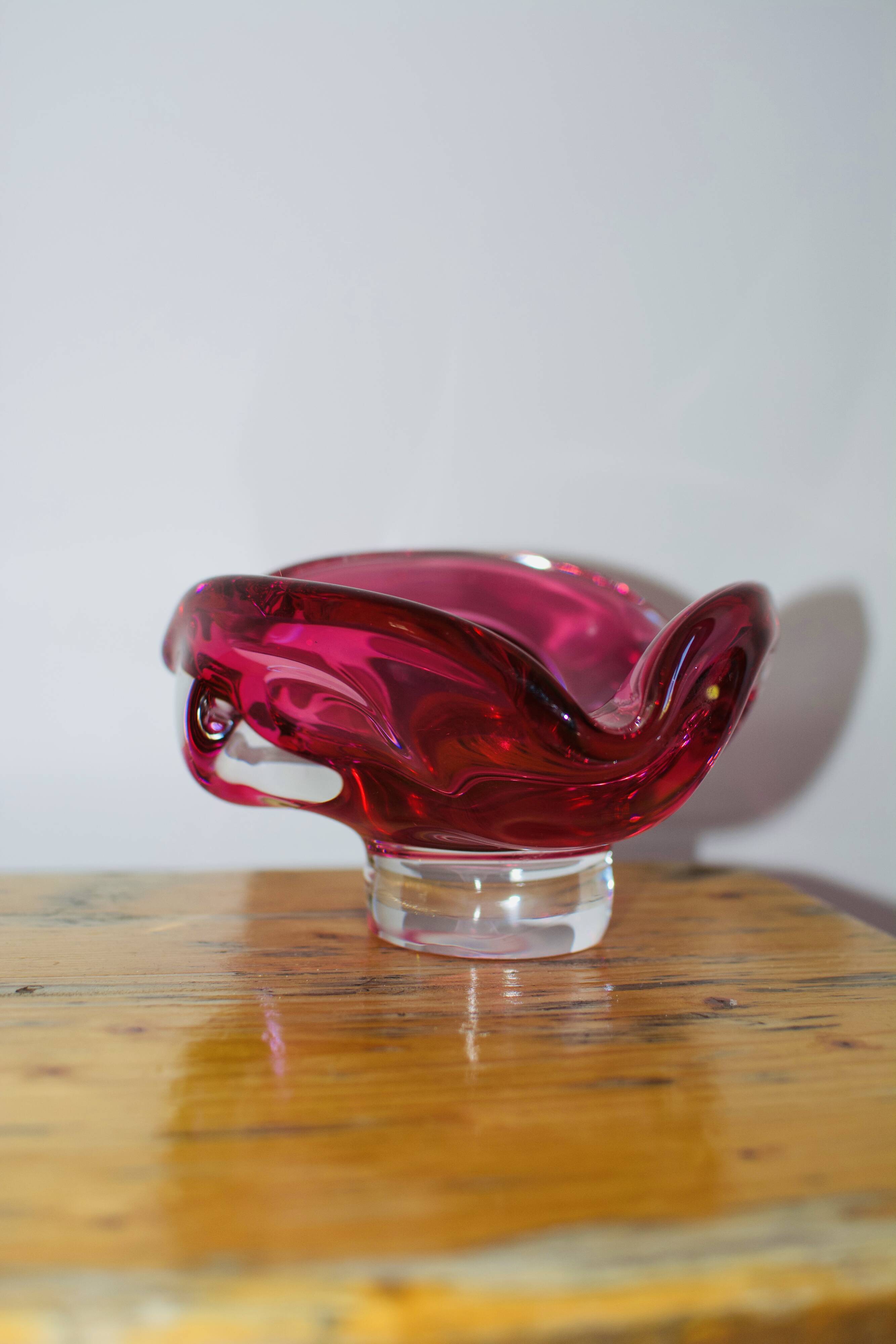 Cendrier en verre Murano