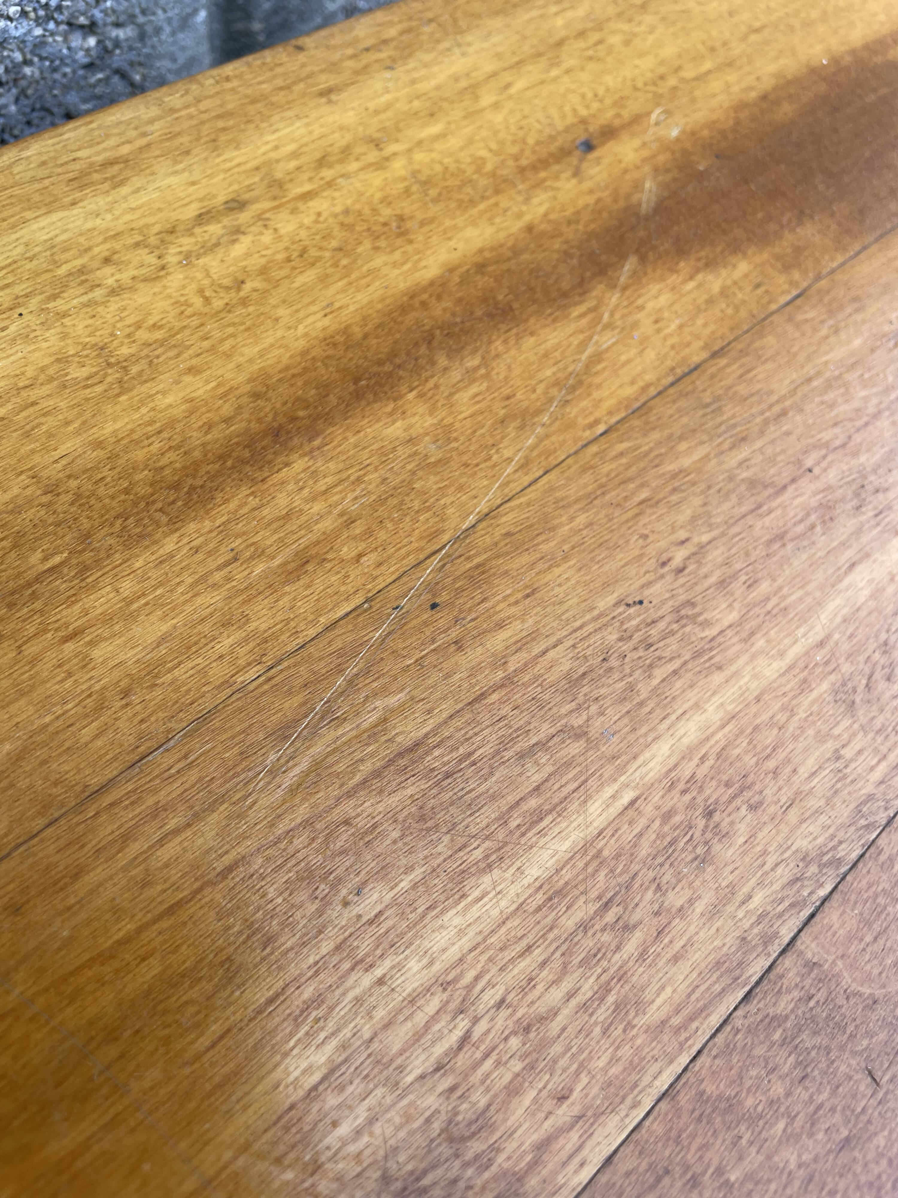 1950s oak side table