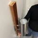 Vintage France Stainless Steel Tube wall lamps 1970s