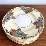 Set of 11 Rare Bread & Butter Plates by Barker Bros Ltd, Sandringham Pattern, Made in 1930-1937