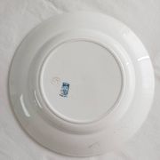 Plat rond terre de fer Longwy Cyrano