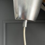 Space age orange 70s pendant light