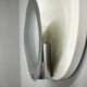 Pair of Italian Space Age Chrome and White Wall Lights, 1970s