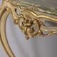EARLY 20TH CENTURY BAROQUE-STYLE GOLDEN WOOD AND ONYX WALL CONSOLE TABLE