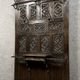 Neo-Gothic coat rack in carved oak, 19th century