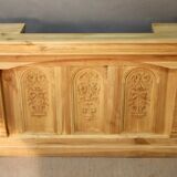 Oak and walnut bar