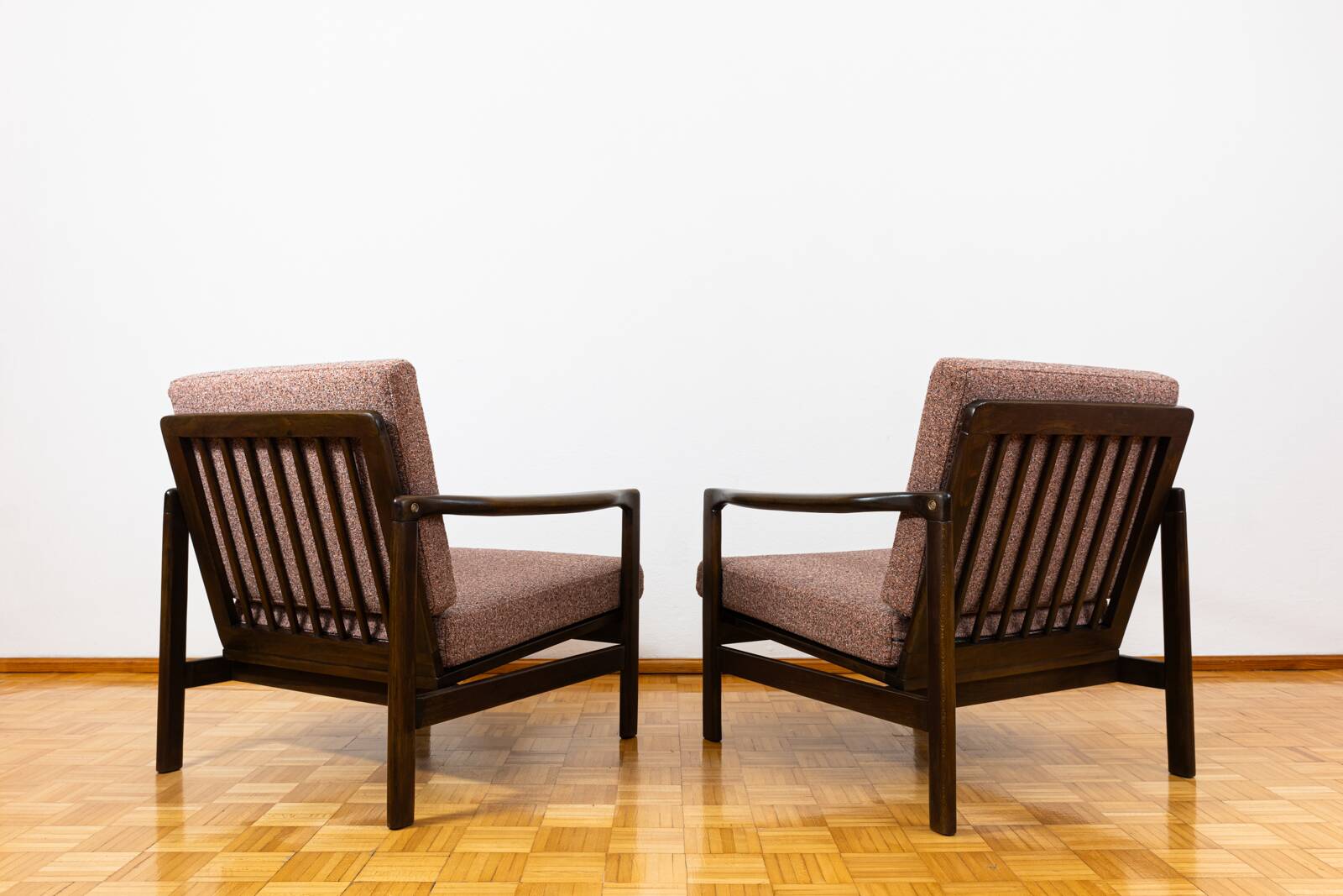 Pair of mid century armchairs "b7522 " by zenon bączyk, poland, 1960s
