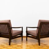 Pair of mid century armchairs "b7522 " by zenon bączyk, poland, 1960s