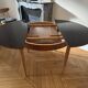 Butterfly leaf dining table, Lubke Vintage 1950s