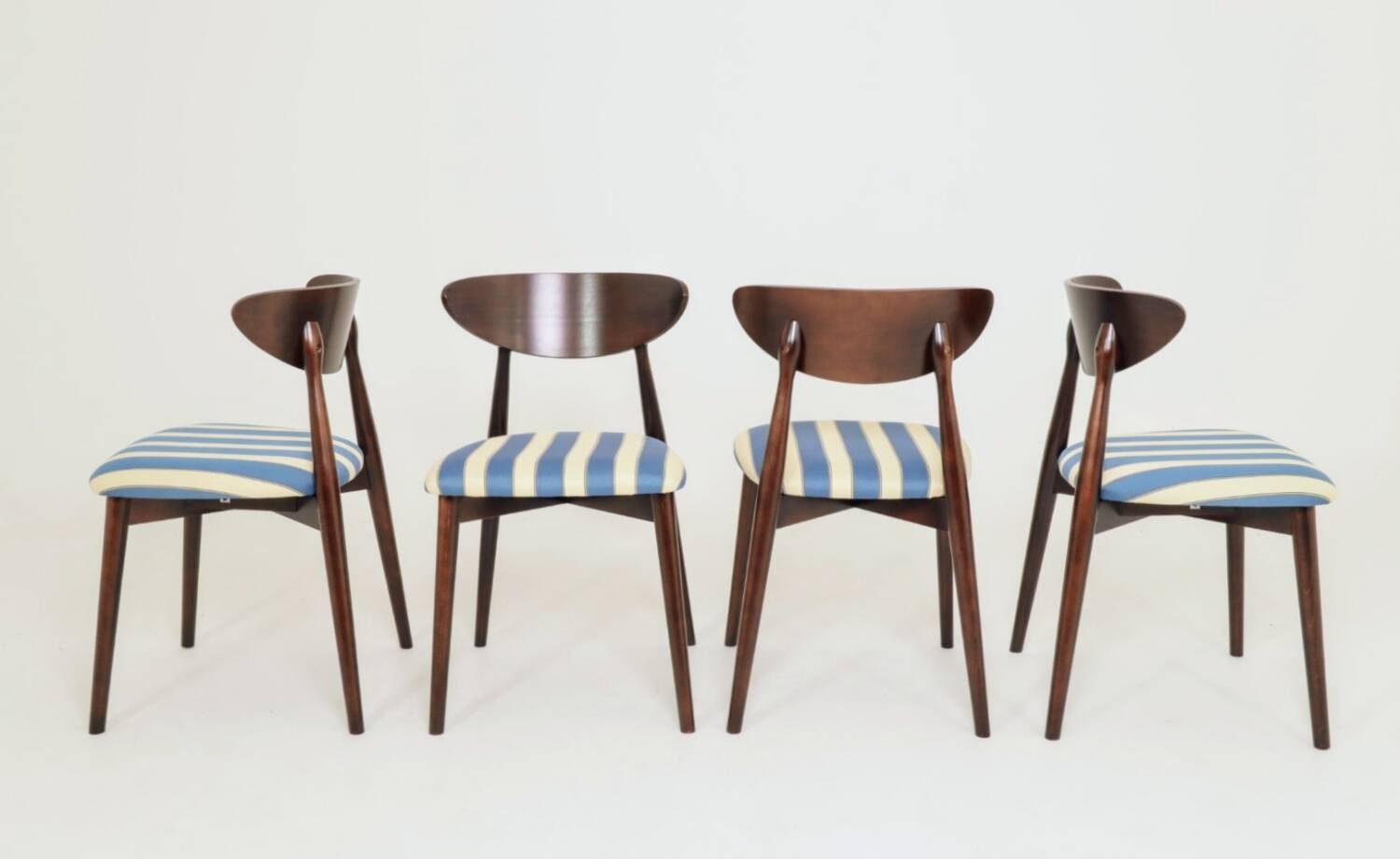 Scandinavian dining chairs set of 4 Côte d'Azur