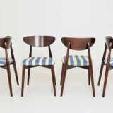 Scandinavian dining chairs set of 4 Côte d'Azur