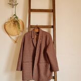 Country scale wearing right in old wood