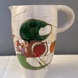 Ceramic jug Marie Thérèse Treinen 1960s