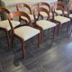 Set of 8 vintage Baumann Gondole chairs, 1960s.