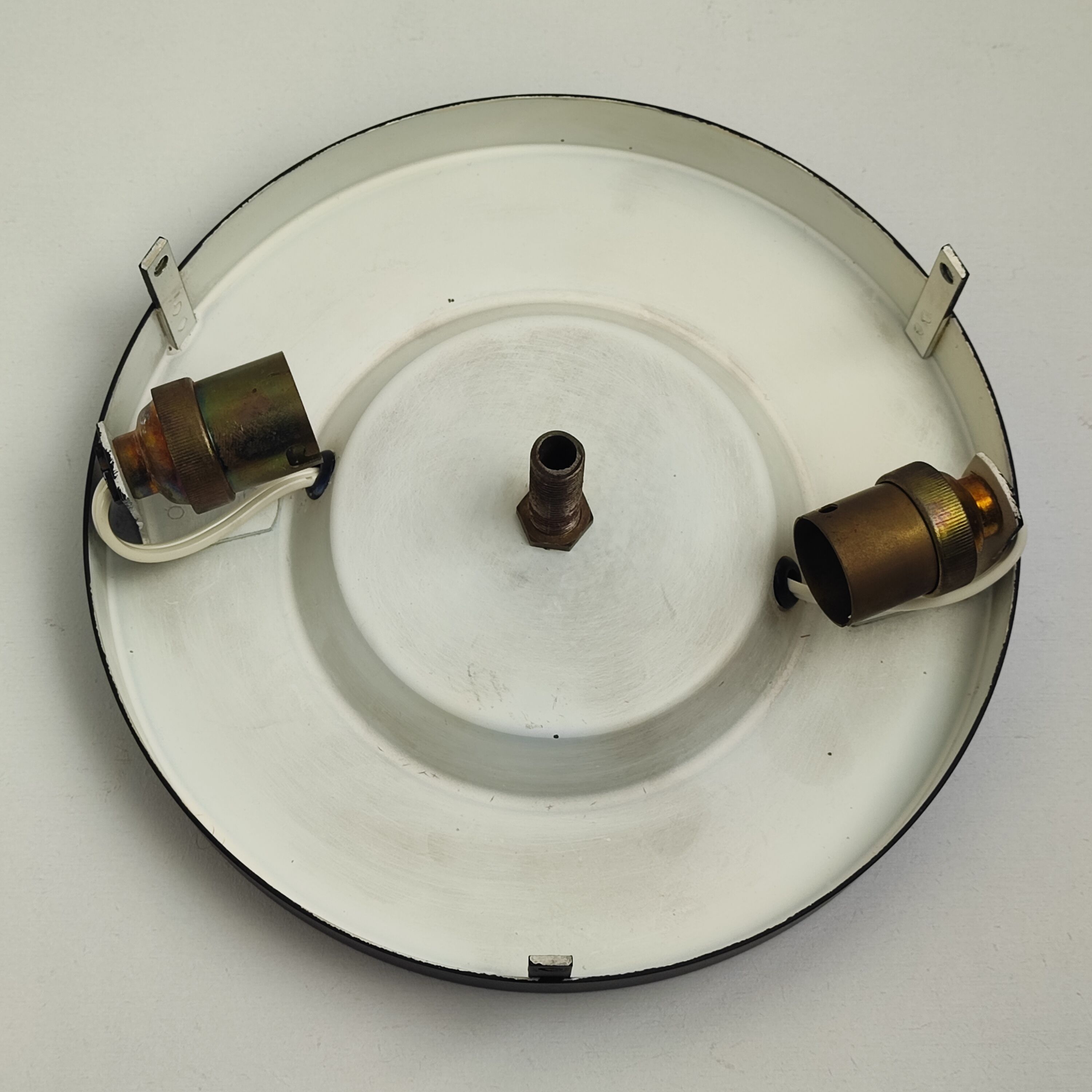 60' glazed glass ceiling lamp/wall lamp