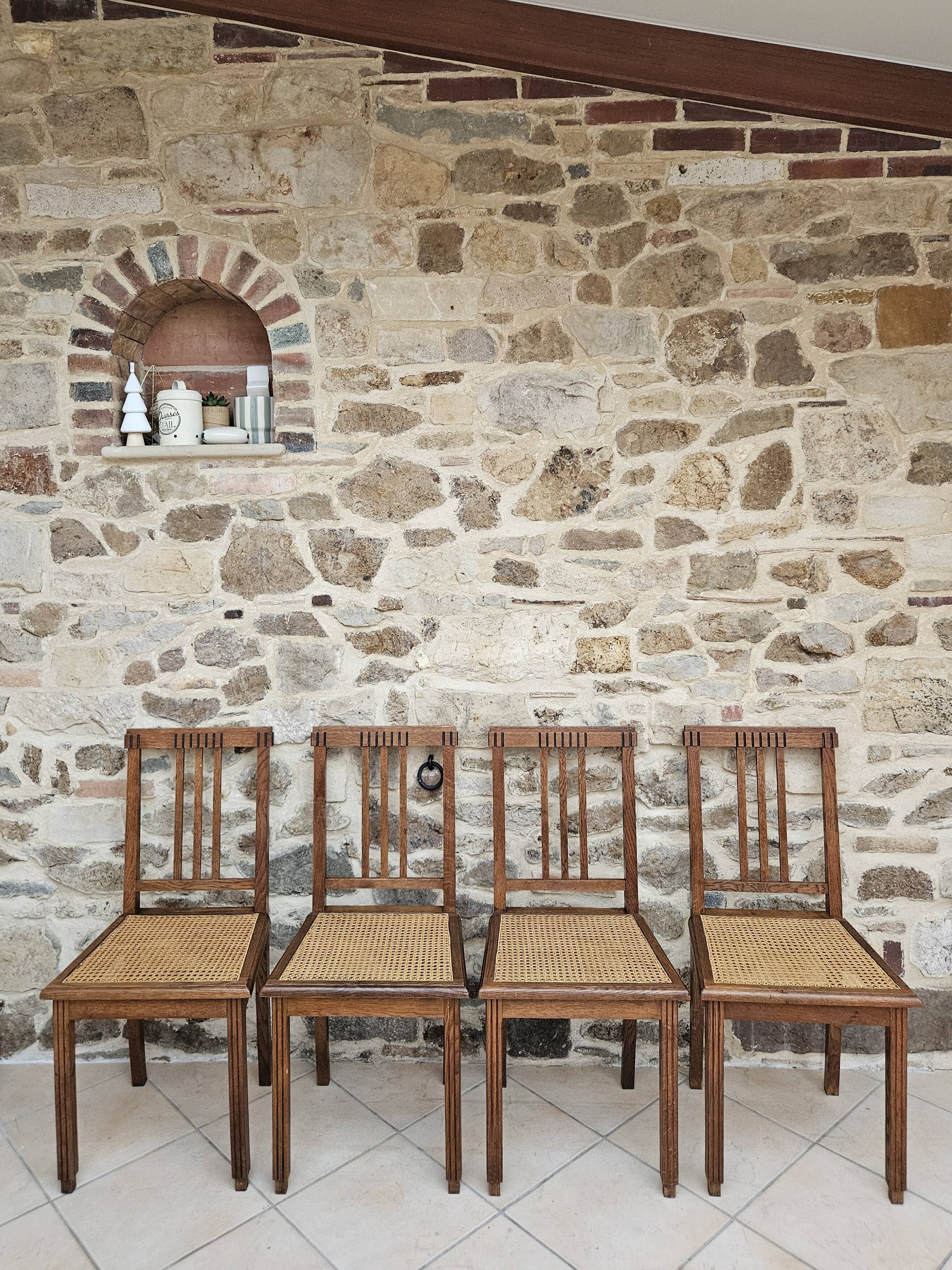 Lot of Art Deco chairs