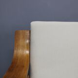1970s Pair of Rare Restored Armchairs in the Style of Marco Zanuso, Czechoslovakia