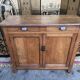 Low Parisian buffet in oak and pear tree 1950