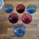 Six crystal wine glasses Val Saint Lambert model Saumur.