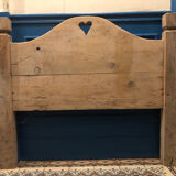 Headboard and bedside solid pine made in savoy