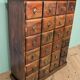 Apothecary Cabinet in Solid Teak - 24 Drawers