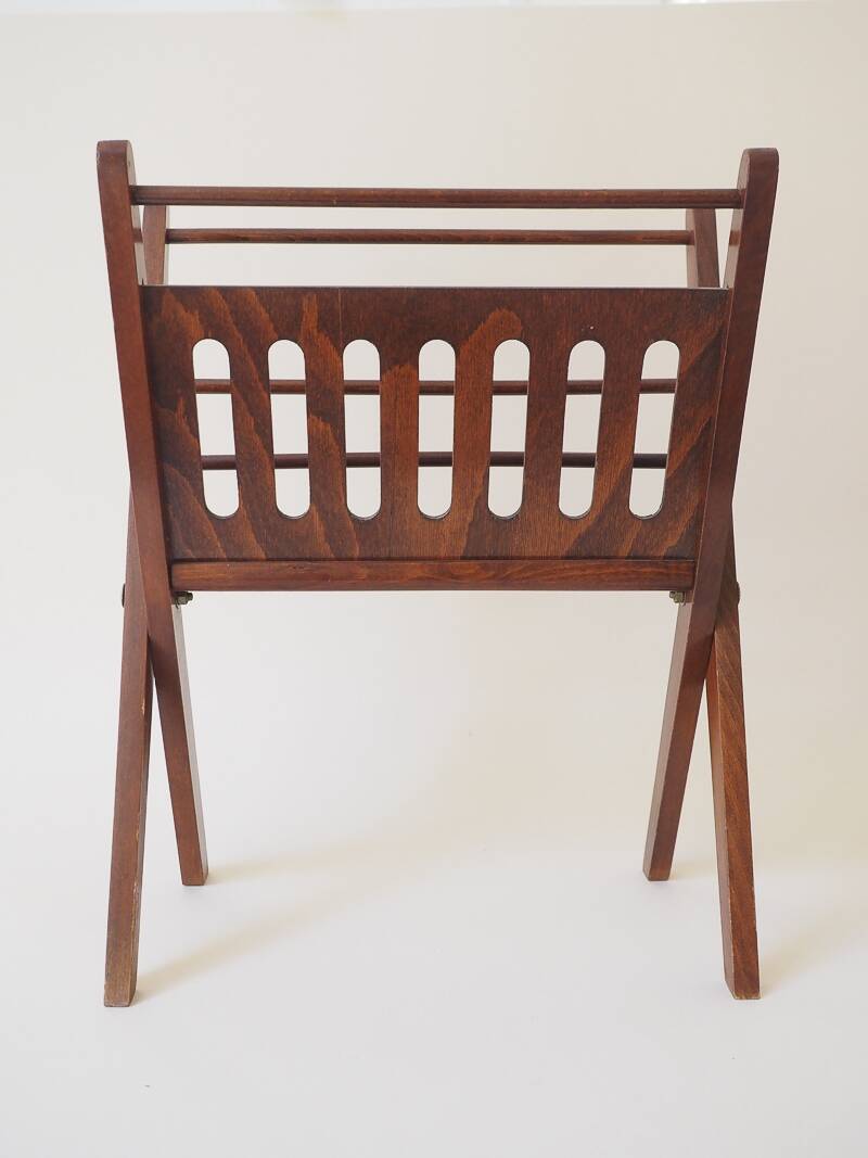 Folding magazine rack Cees Braakman for Pastoe – Dutch Mid-Century design