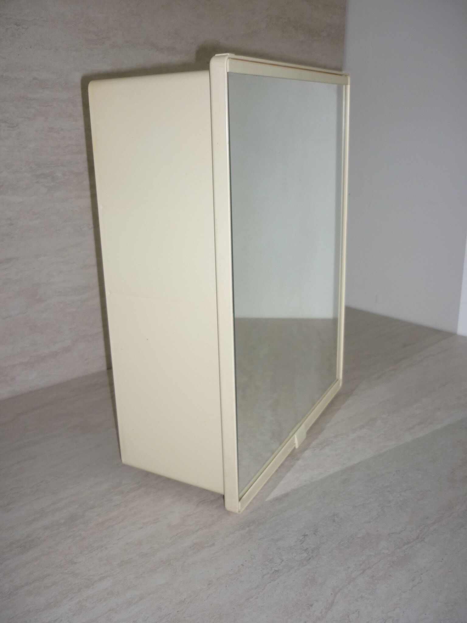 Vintage toilet cabinet with mirror