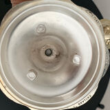 Silver metal candlestick