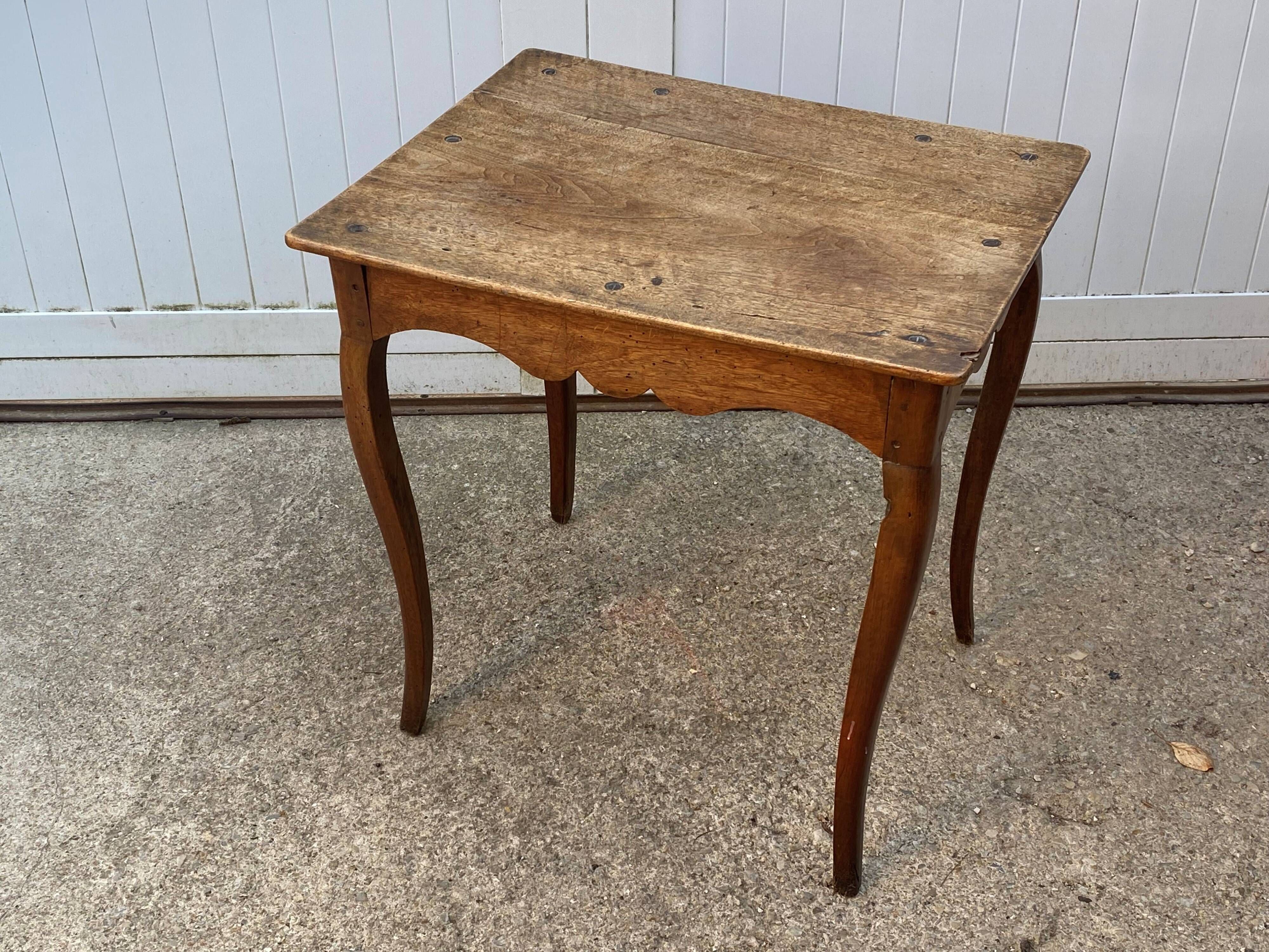 Oak desk with 1 drawer 65x52cm