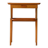 Table de chevet en teck de fabrication scandinave