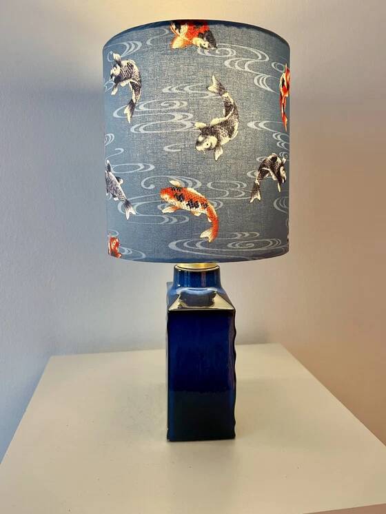 Table lamp without wire in vase by Cari Zalloni for Steuler