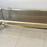 Hollywood Regency Style Chrome Coffee Table