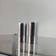 Vintage stainless steel salt and pepper shakers – Scandinavian minimalist design