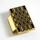 1960s Space Age abstract design door handle