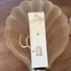 Pair of shell wall lights in frosted glass in Art Deco style.