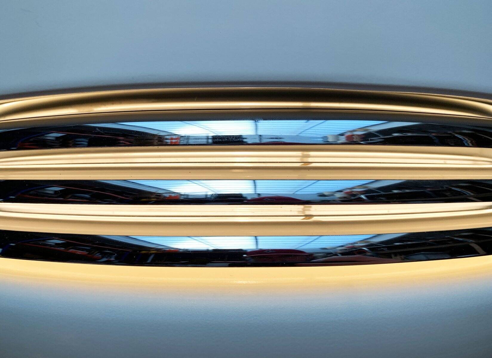 Vintage German pendant lamp model 5526 in Space Age style by Alfred Kalthoff for Staff Leuchten, 1970s, set of 2.