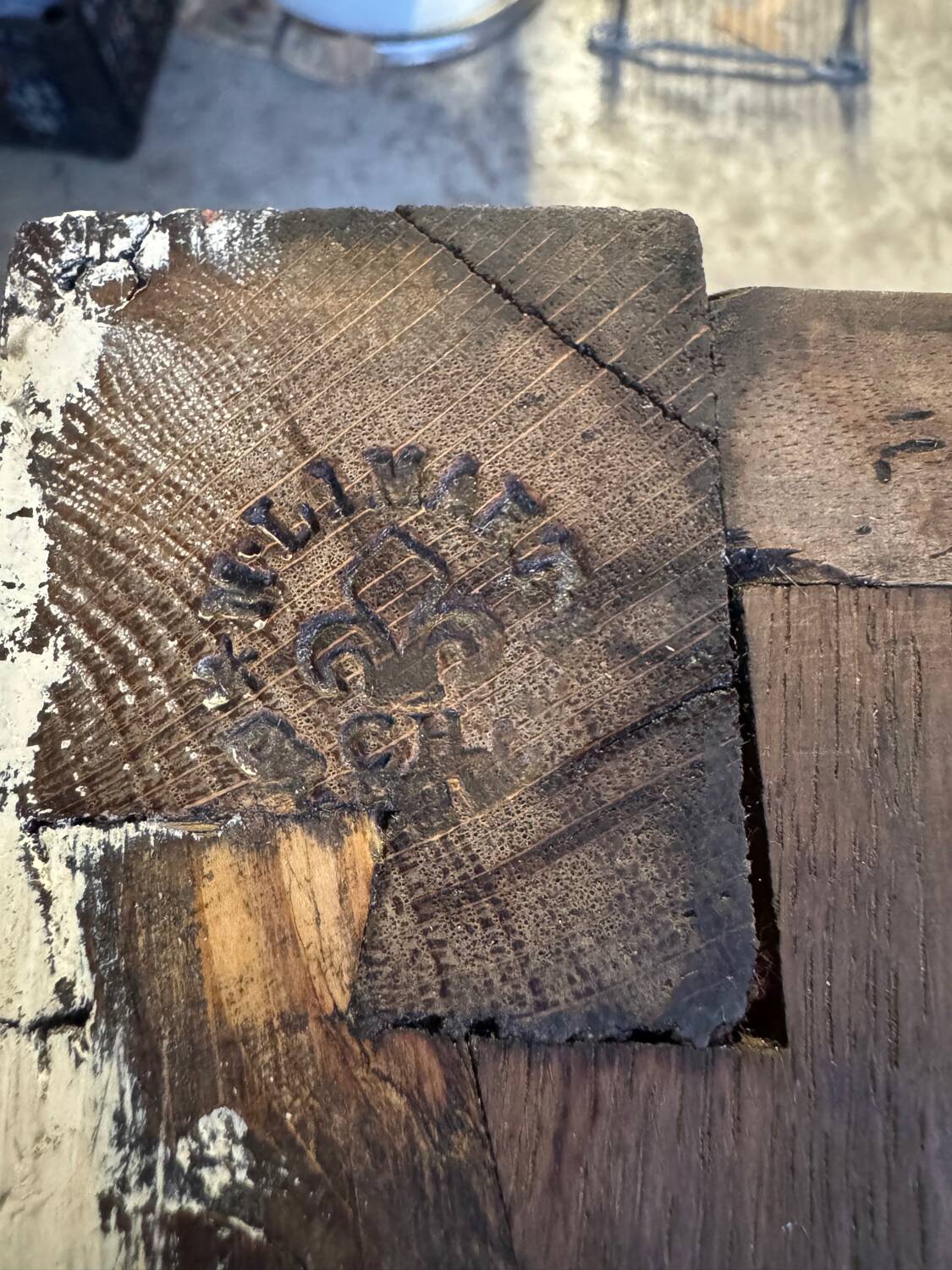 Louis XV style chest of drawers stamped Delorme