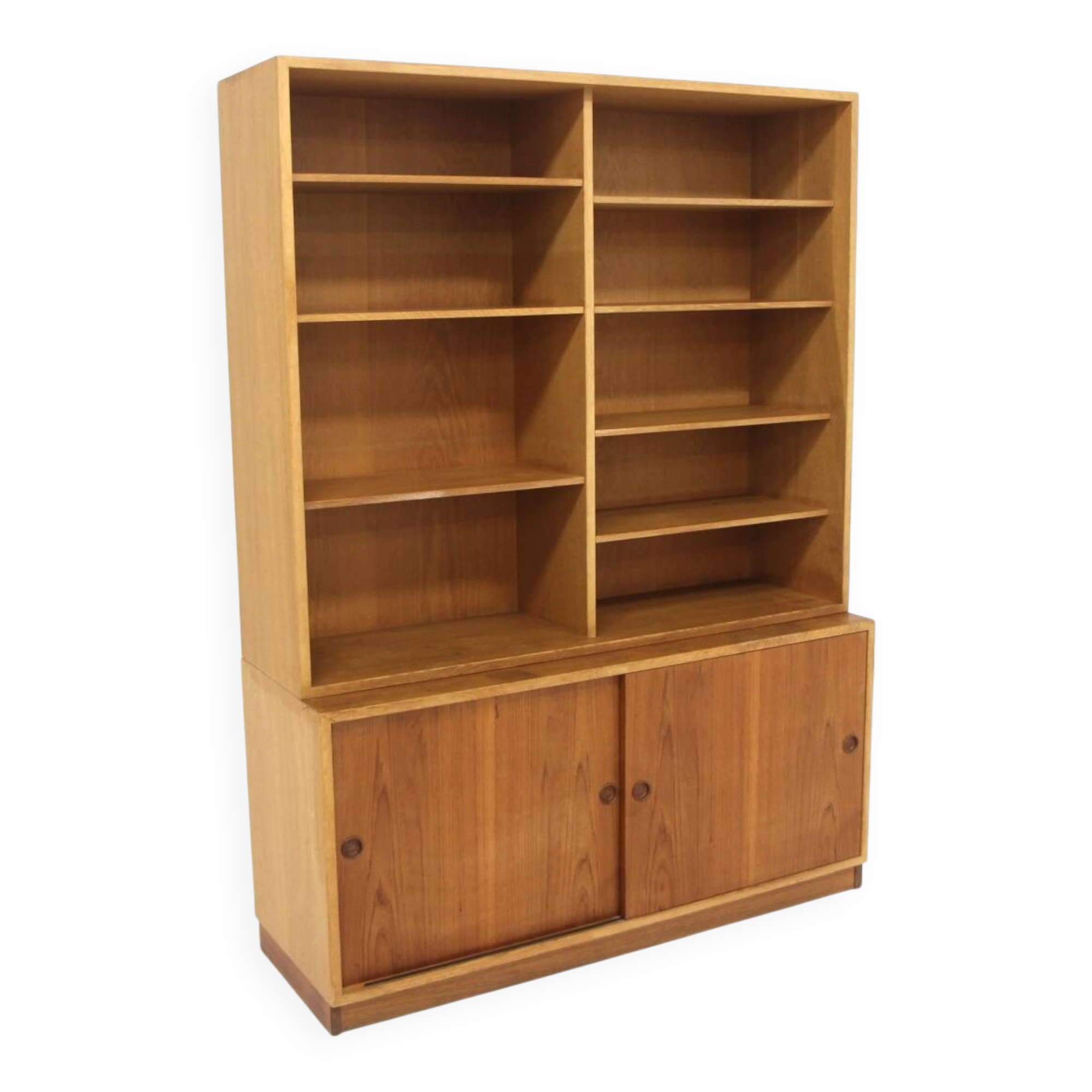 Bibliothèque scandinave en chêne Öresund, Børge Mogensen, Suède, 1960