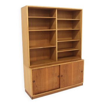 Scandinavian oak library Öresund, Børge Mogensen, Sweden, 1960