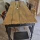 Table de ferme chêne massif 250cm d’office vintage 10-12 personnes